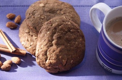 Cookies de amêndoas e canela